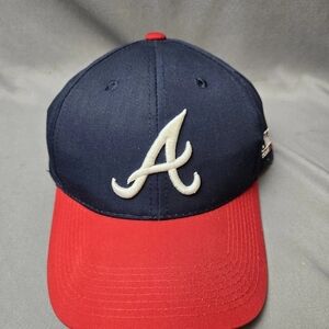 Navy and Red Baseball Cap